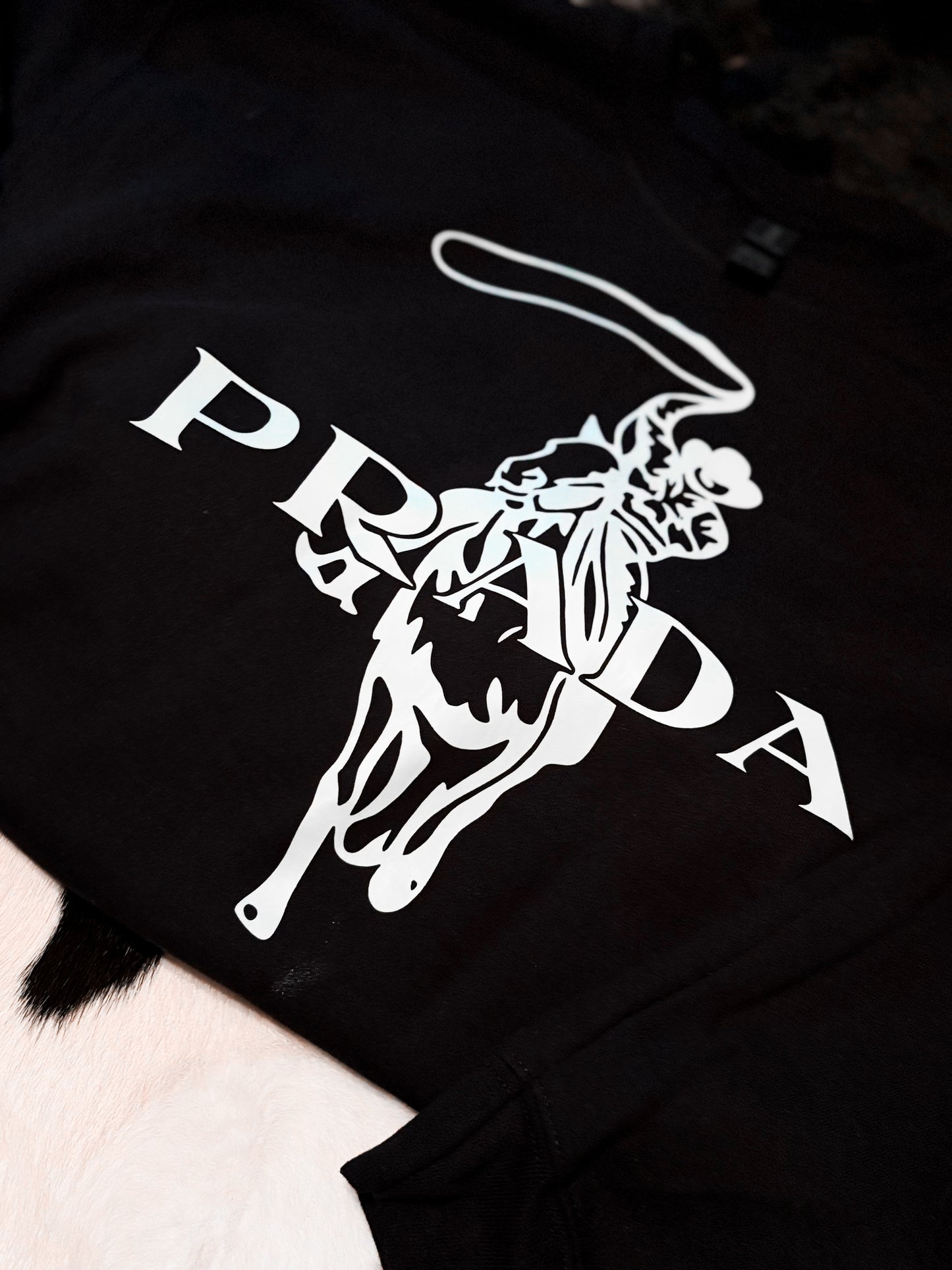 Upscale cowboy sweatshirt