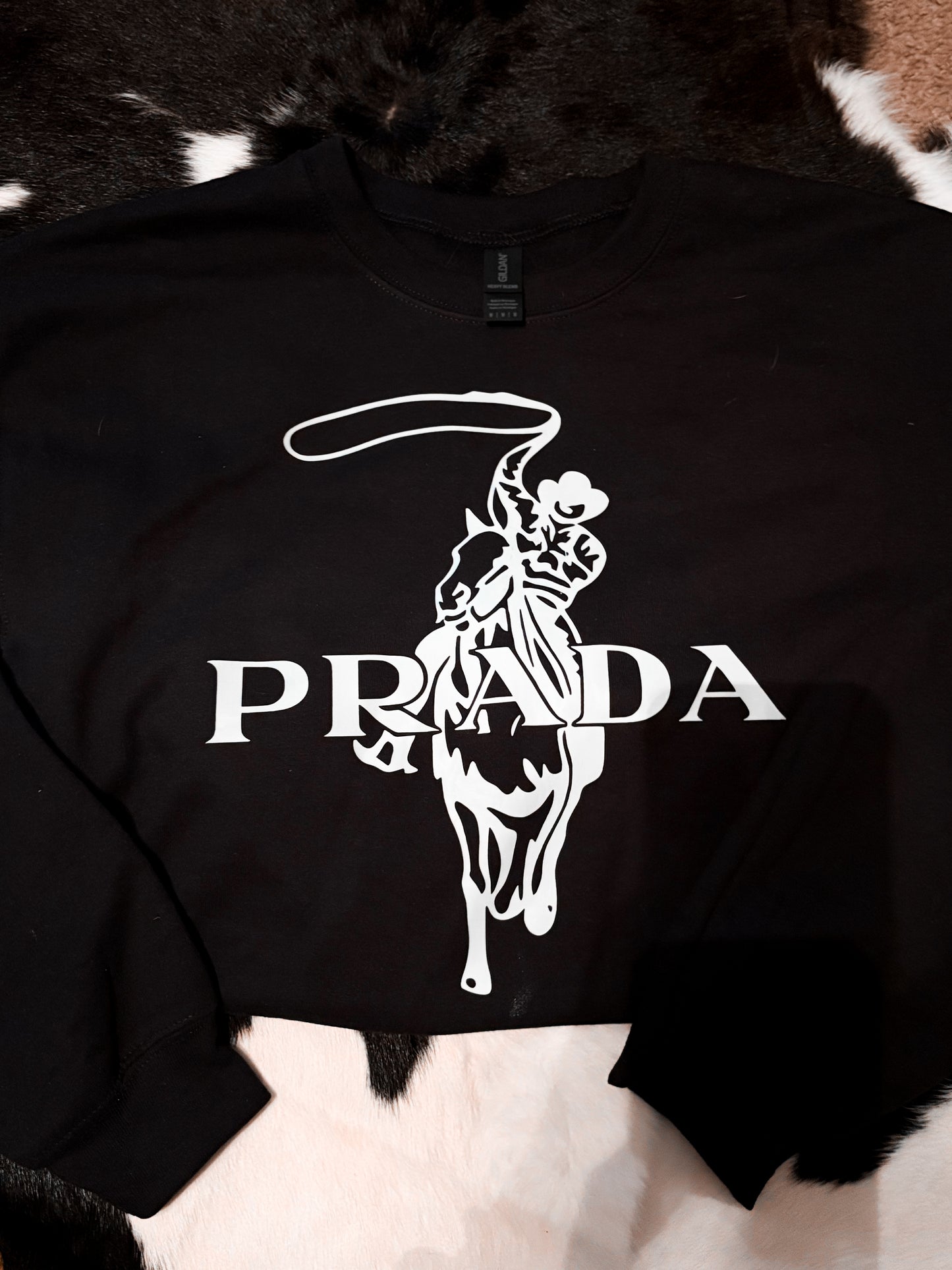 Upscale cowboy sweatshirt