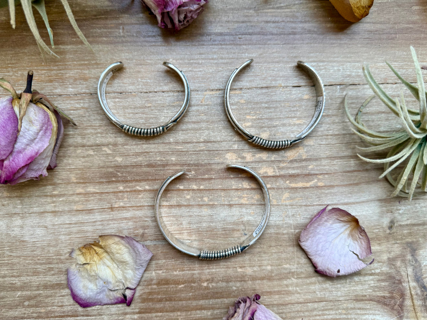 Sterling Silver Hudson Feather Cuff – Fits 6” Wrist – Handmade by Artist Jason Ogg