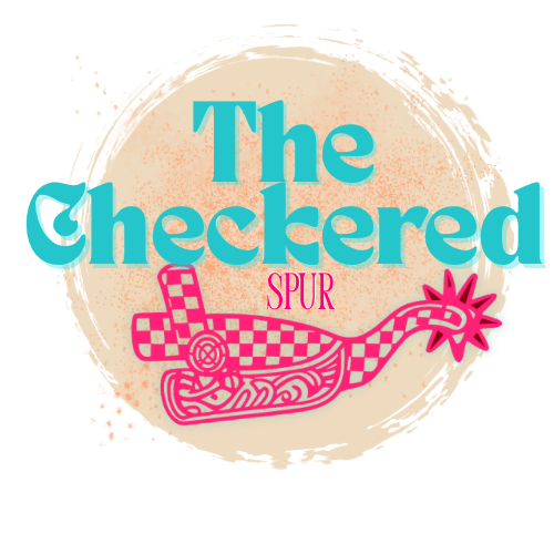 The Checkered Spur logo
