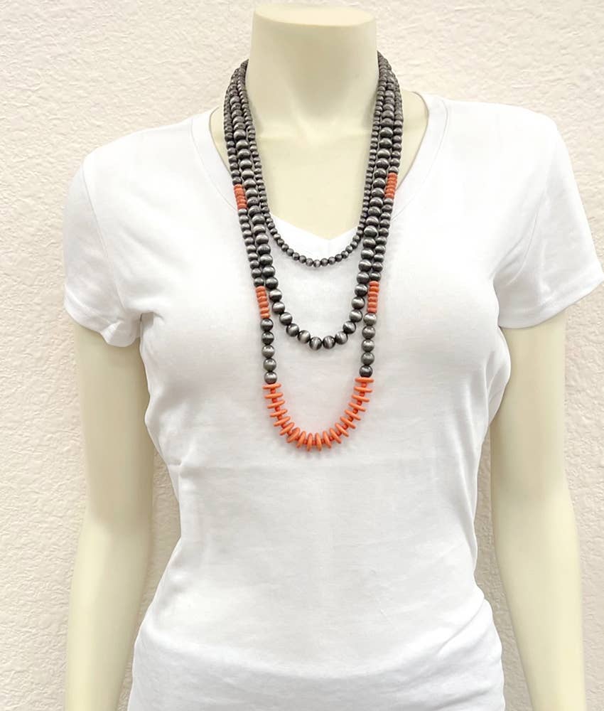 , Handmade 30" Bead Necklace