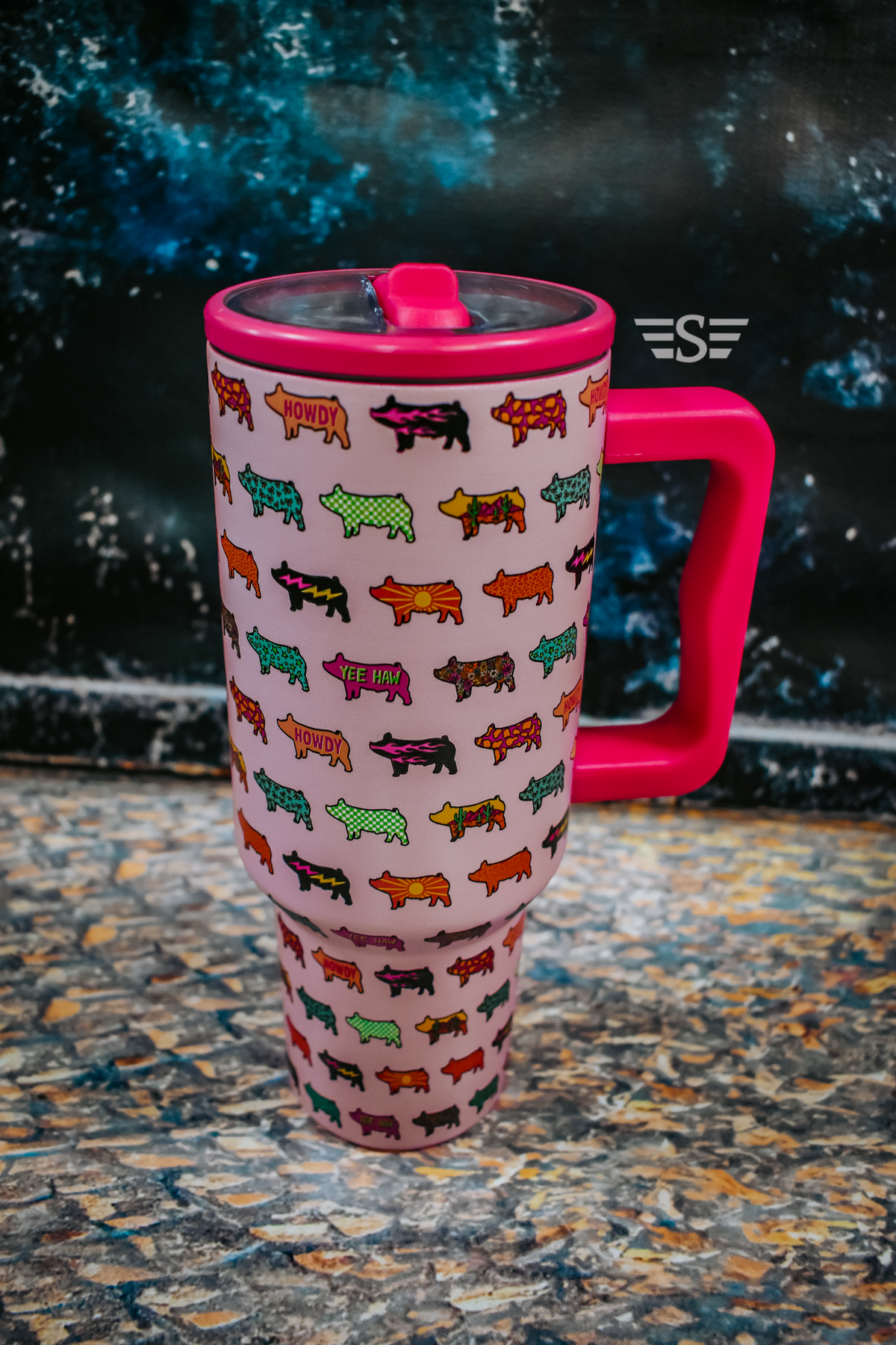 Stock Show Vibes 40oz Flip WashEasy™ Top Tumbler: All Species