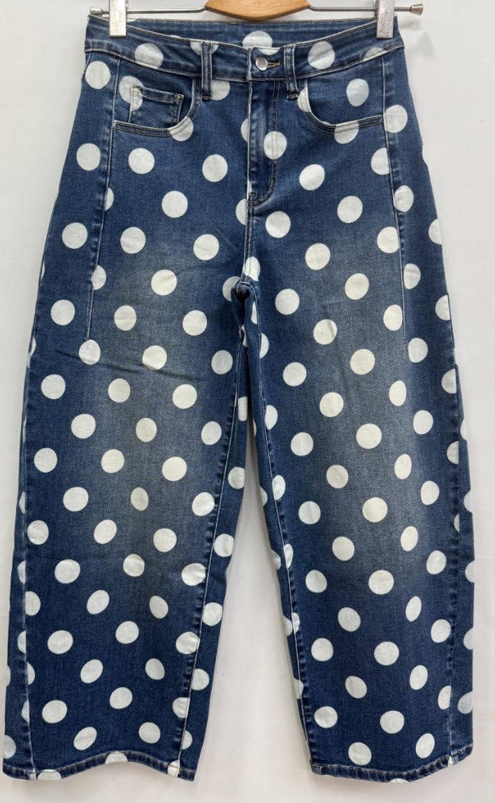 The polka cowboy pants