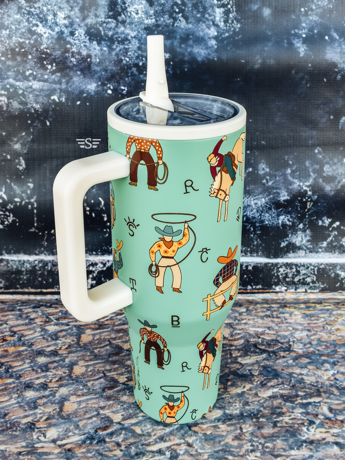 Life of a Cowboy Flip Lid Tumbler: 32oz WashEasy™ Lid
