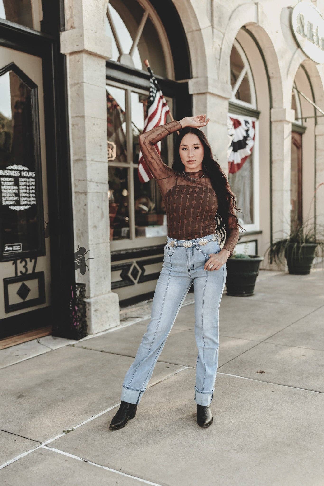 LARIAT LACE Top