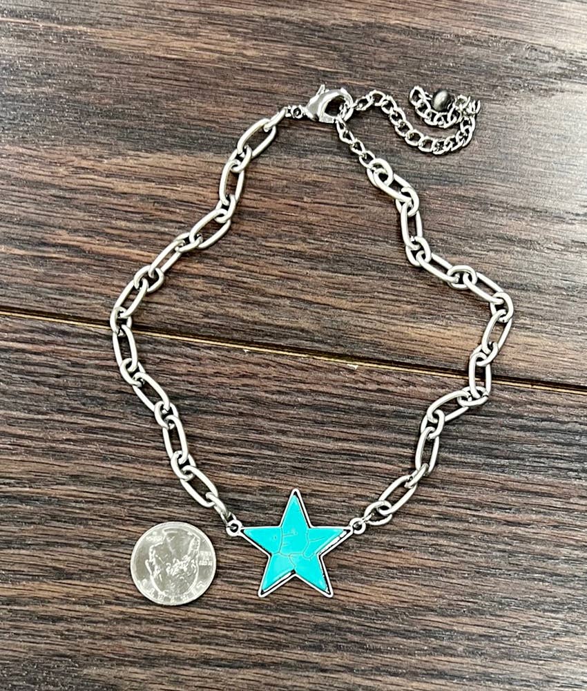 Star Turquoise Necklace