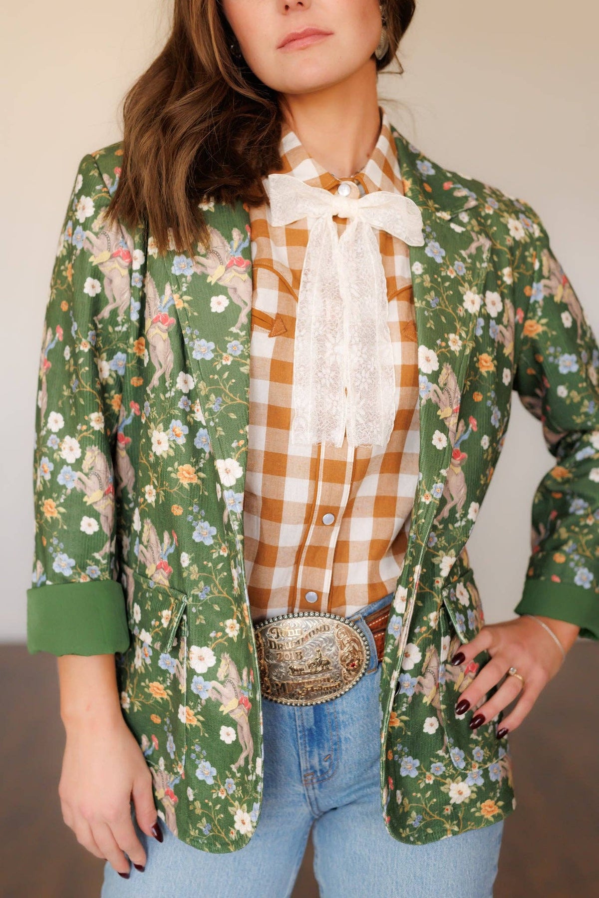 Justin Cord Floral Cowboy Blazer