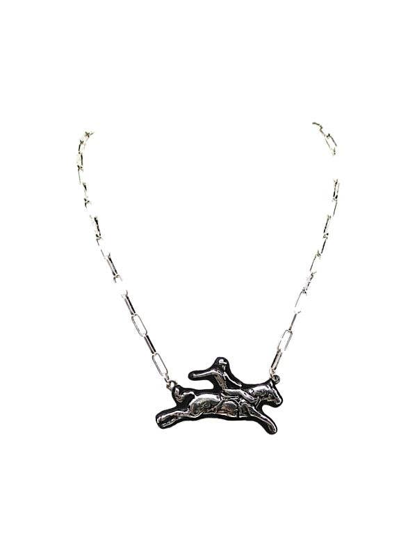 Western Bronc Rider Necklace