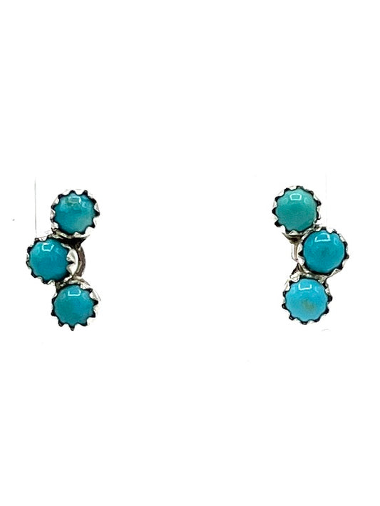 Kingman Turquoise mini crawlers