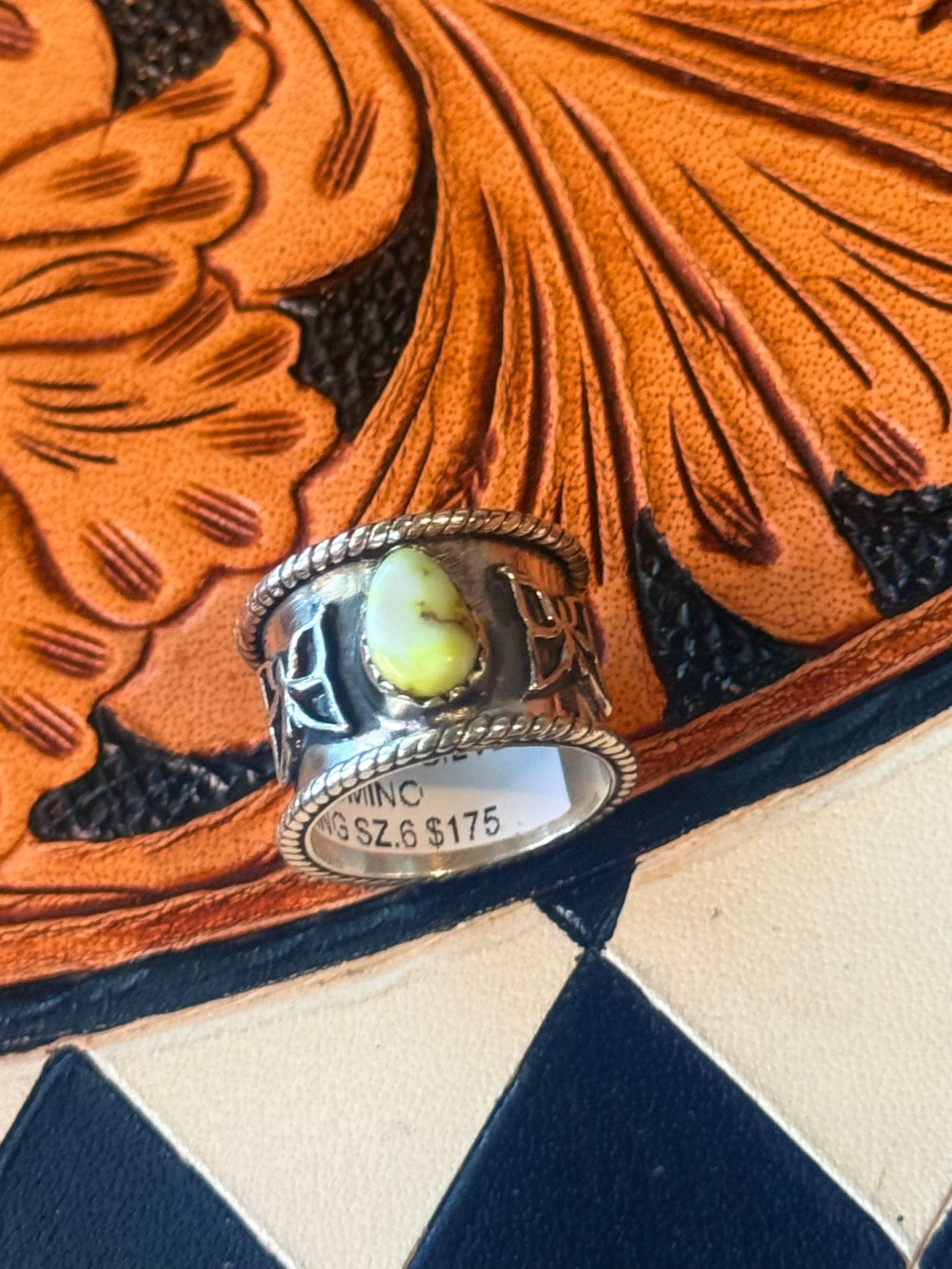 Palomino butterfly ring - size 6
