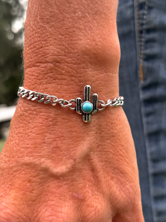 Pretty cacti bracelet