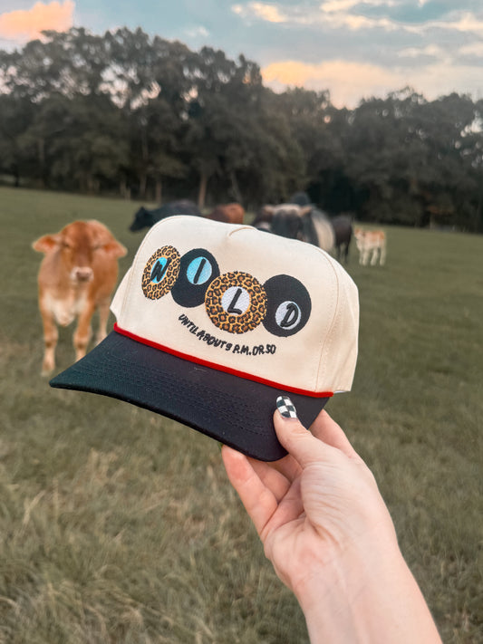 A LITTLE WILD CANVAS CAP
