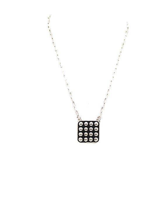 Western Rectangle Bubble Necklace