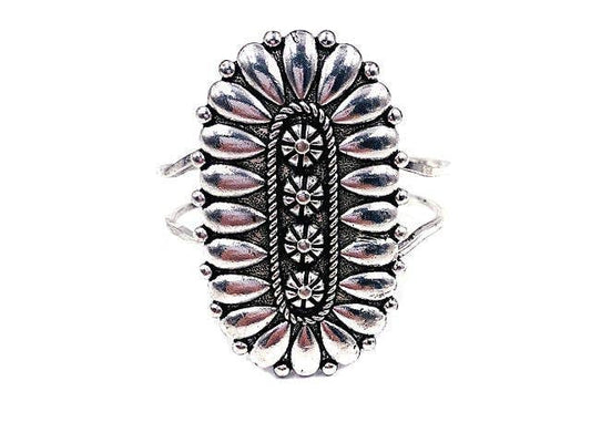 Western Oval Concho Hinge Bracelet