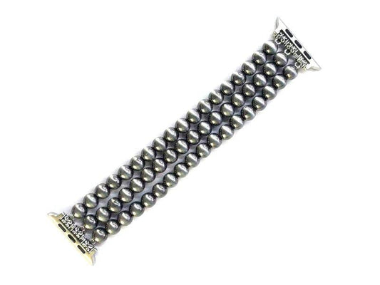 Western Multi Strand Navajo style Pearl Apple Watch Band