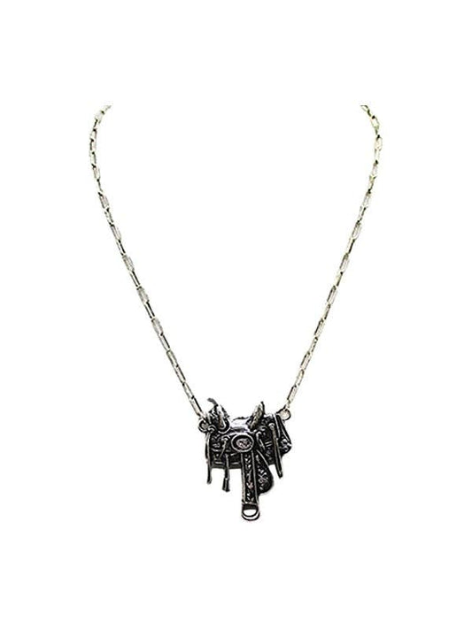 Western Saddle Necklace