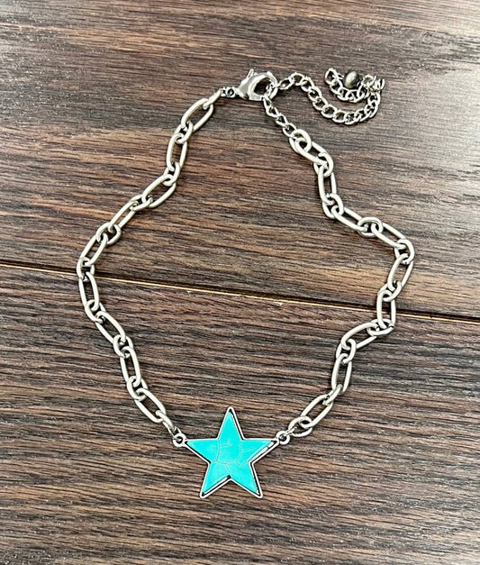 Star Turquoise Necklace