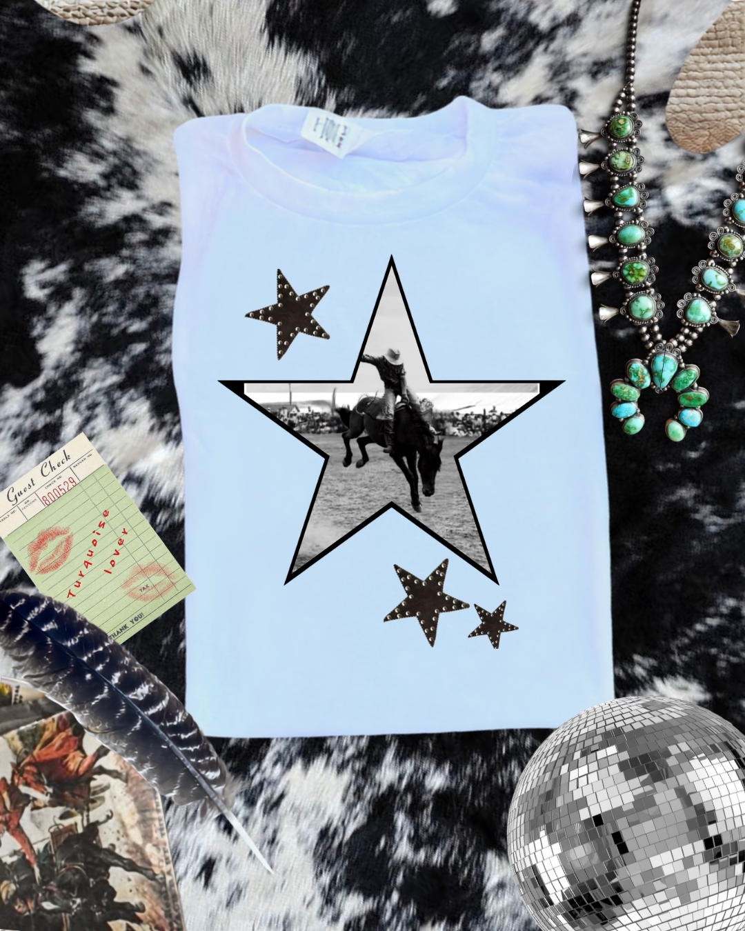 The bucking star  sublimation T-shirt