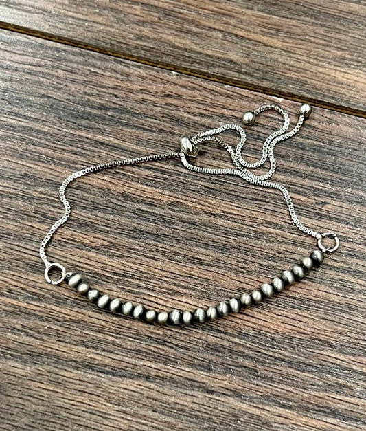 Handmade Navajo Bead Adjustable Bracelet