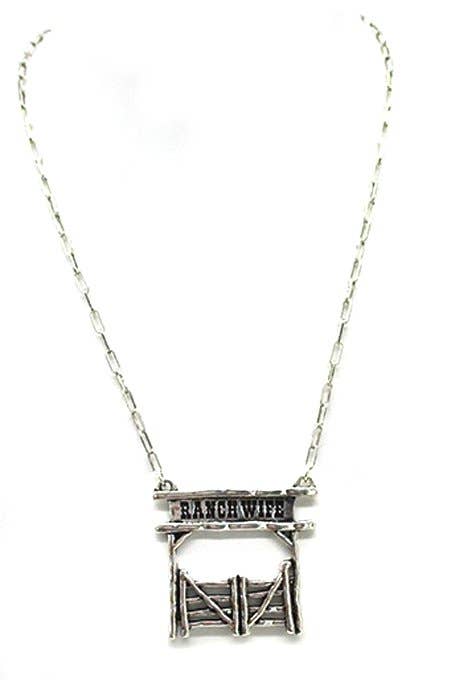Western Ranch Wife Necklace