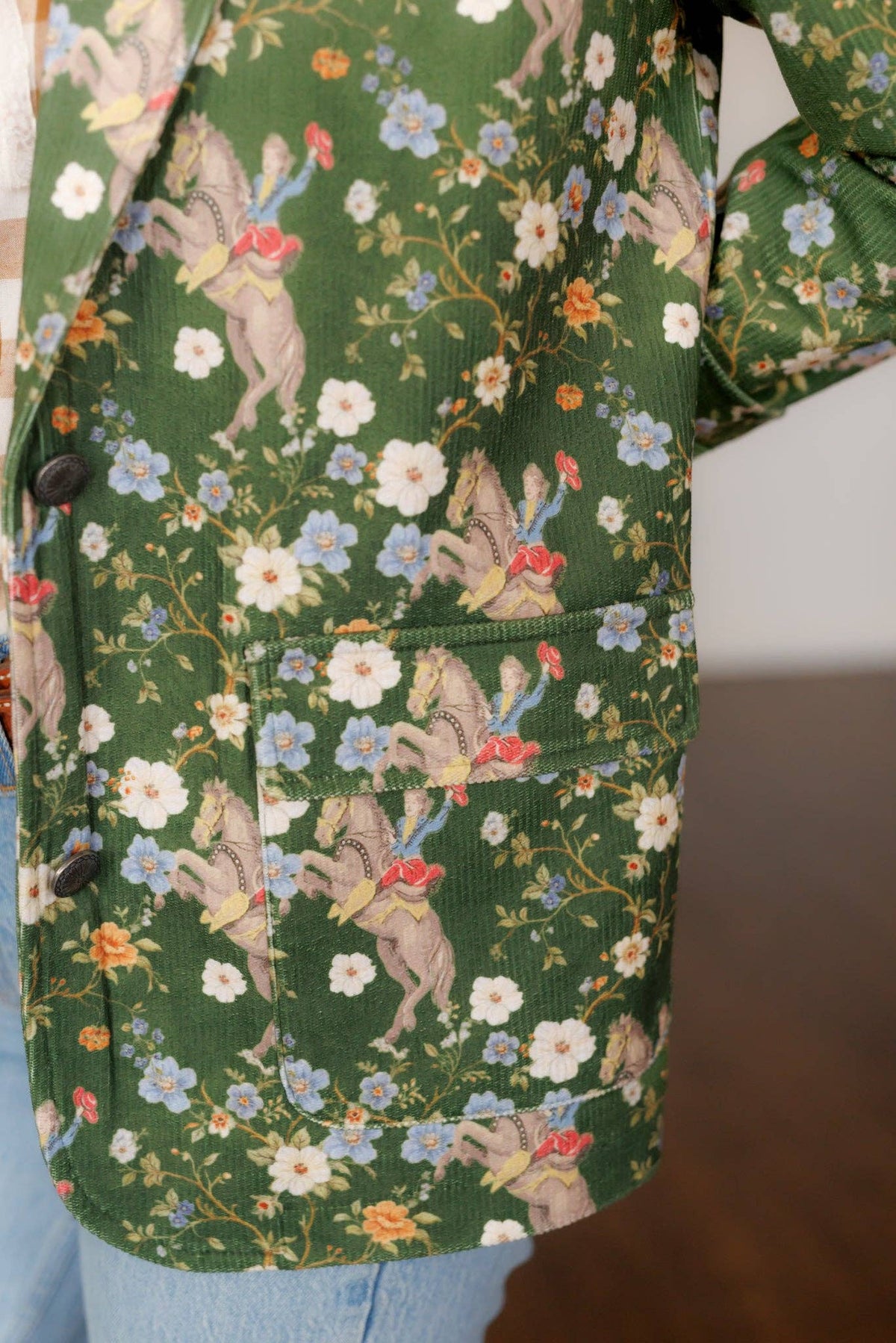 Justin Cord Floral Cowboy Blazer