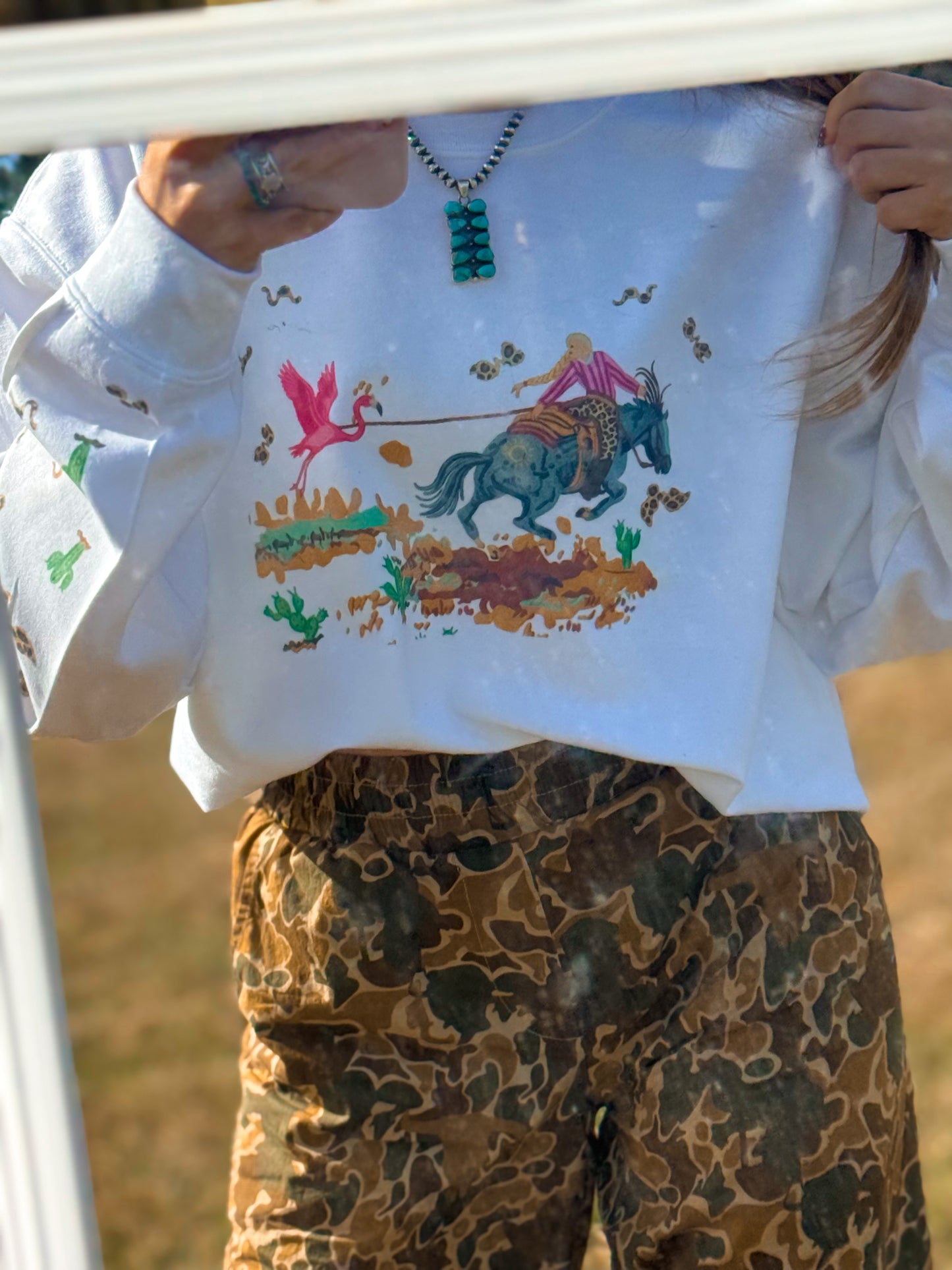 Ropyn flamingos  sweatshirt