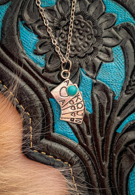The OG card flush necklaces