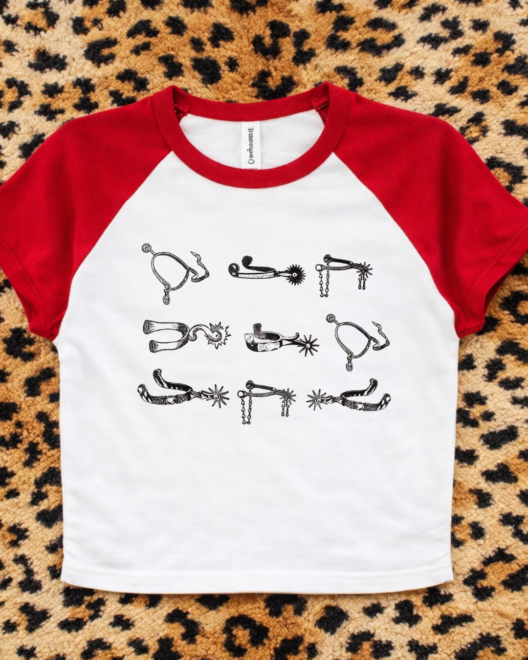 The Spur collage Baby Tee