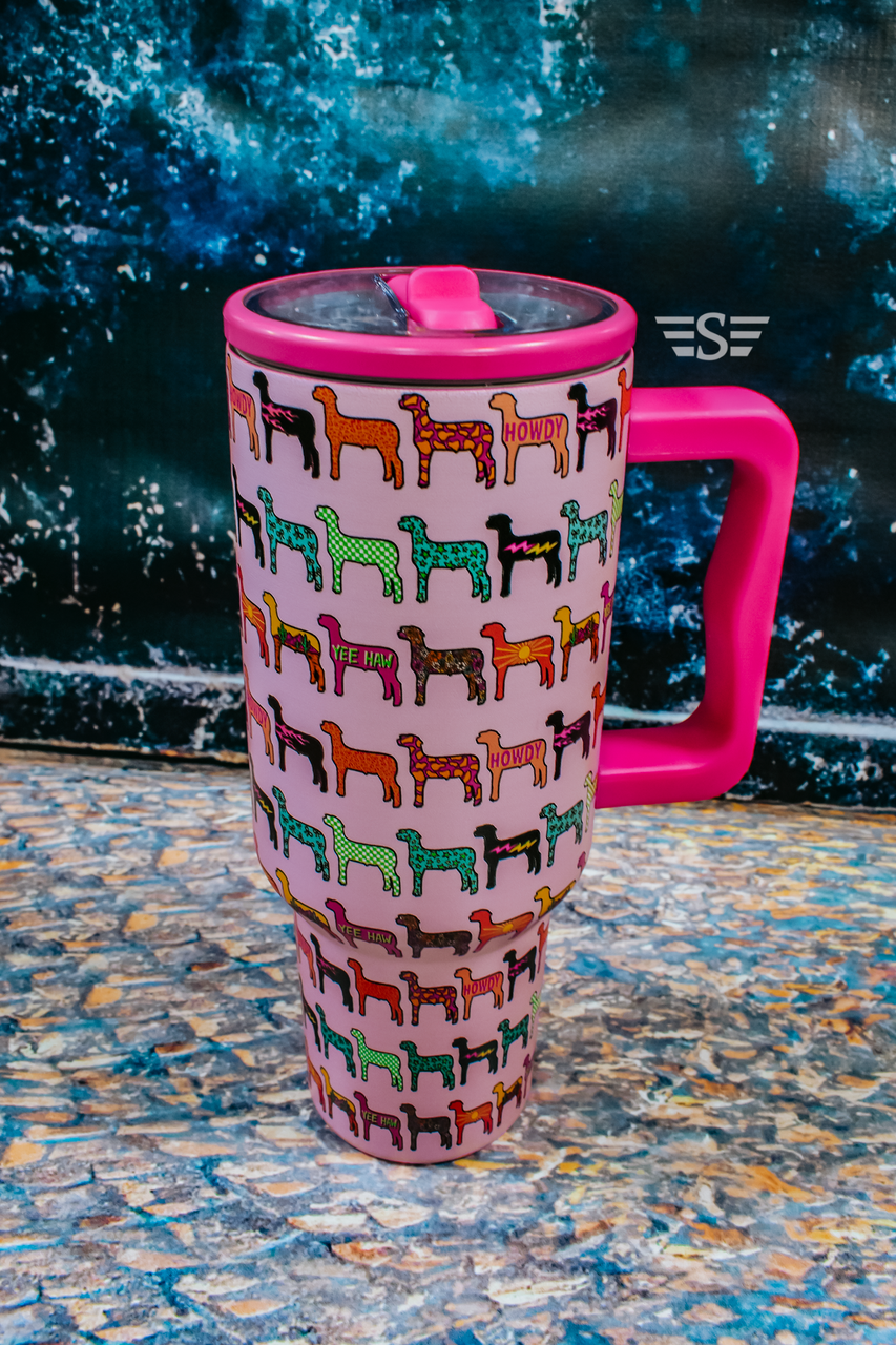 Stock Show Vibes 40oz Flip WashEasy™ Top Tumbler: All Species