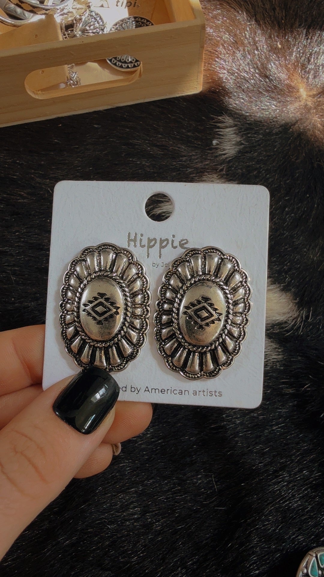 The concho Cowgirl earrings