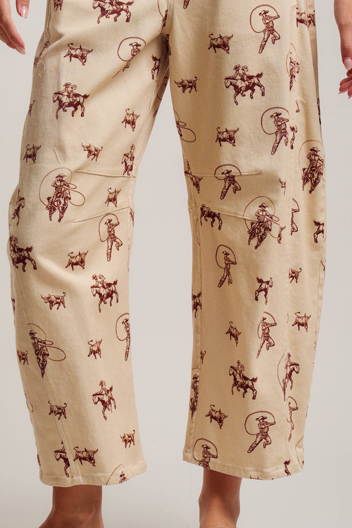 The ranch hand barrel jeans