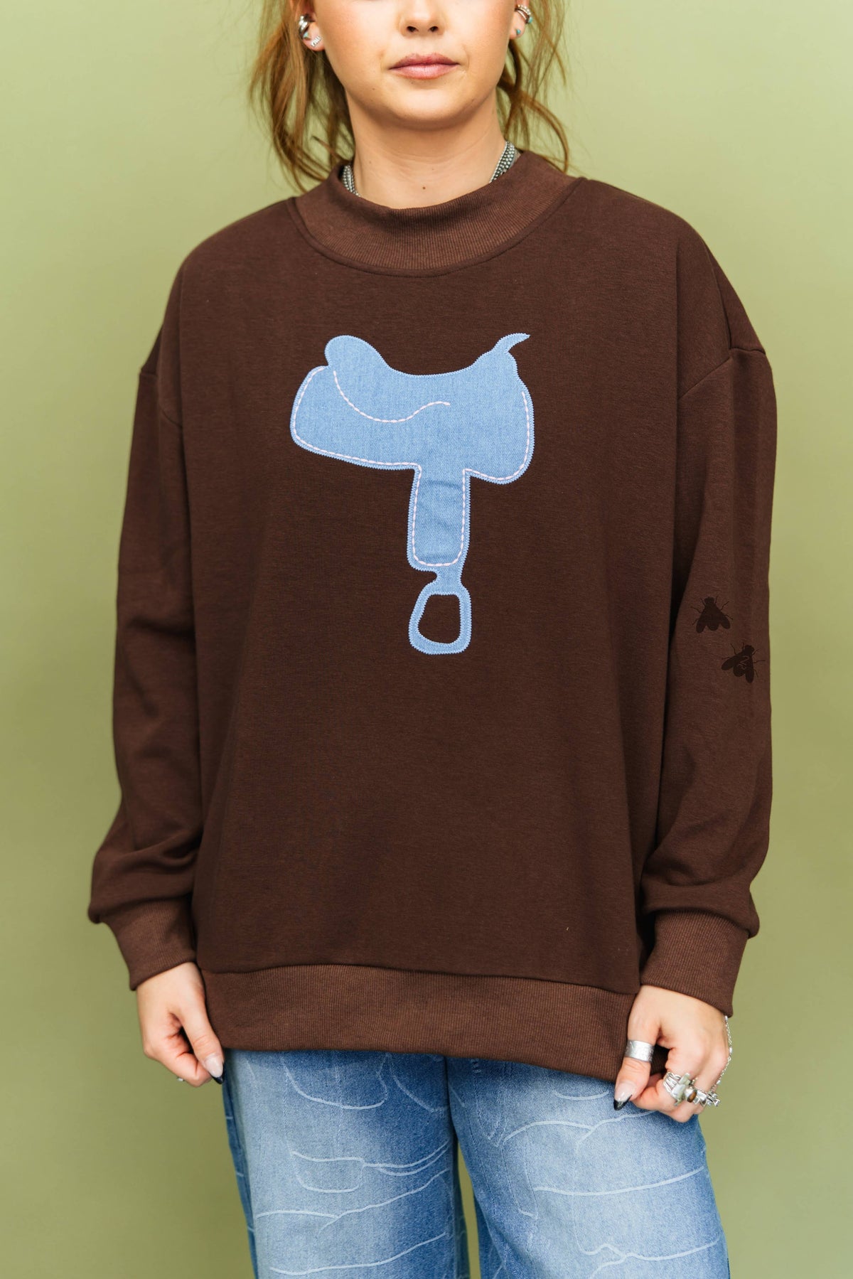 The craft cowgirl mockneck