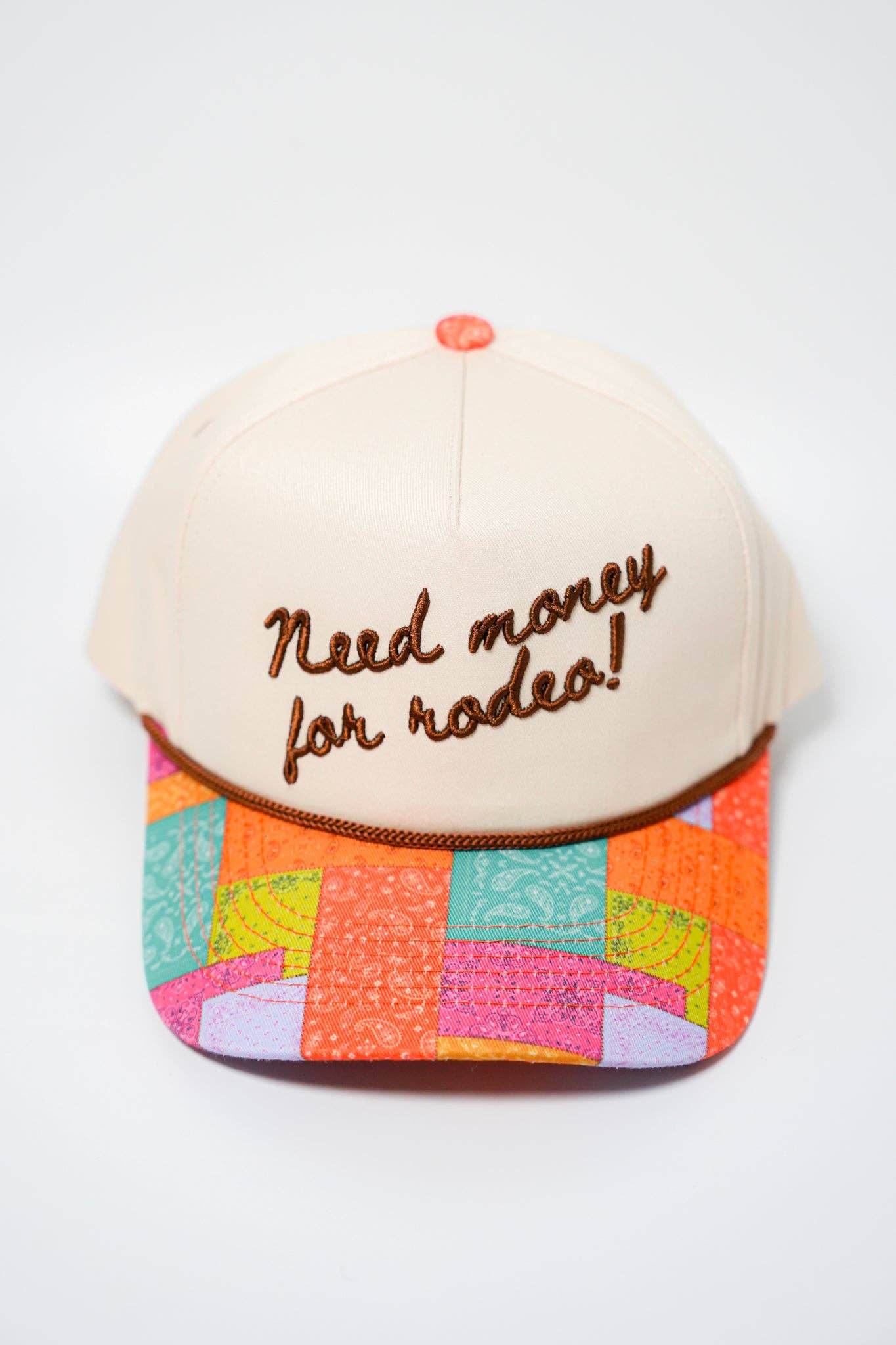 NEED MONEY FOR RODEO CANVAS CAP