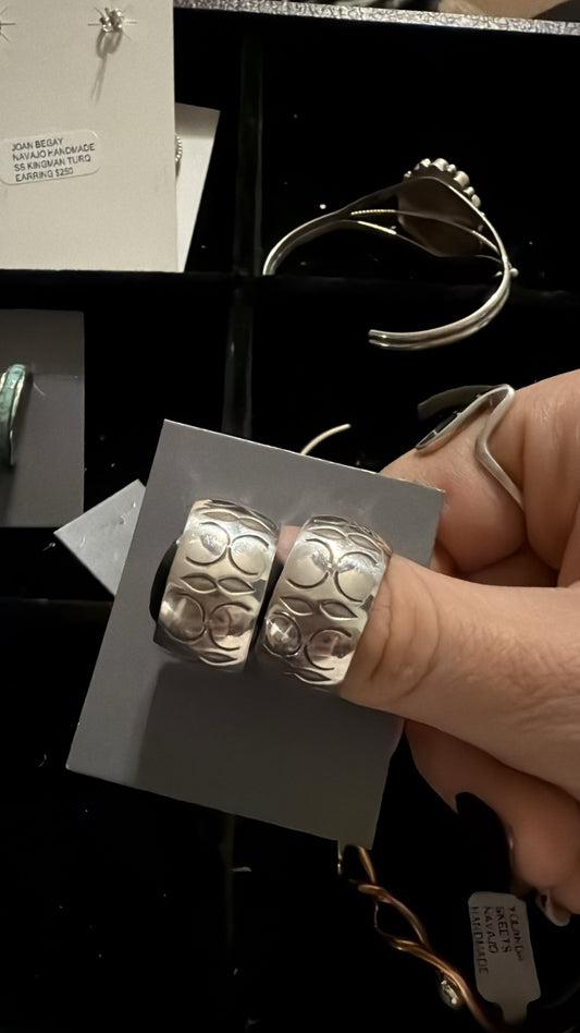 The perfect silver hoops