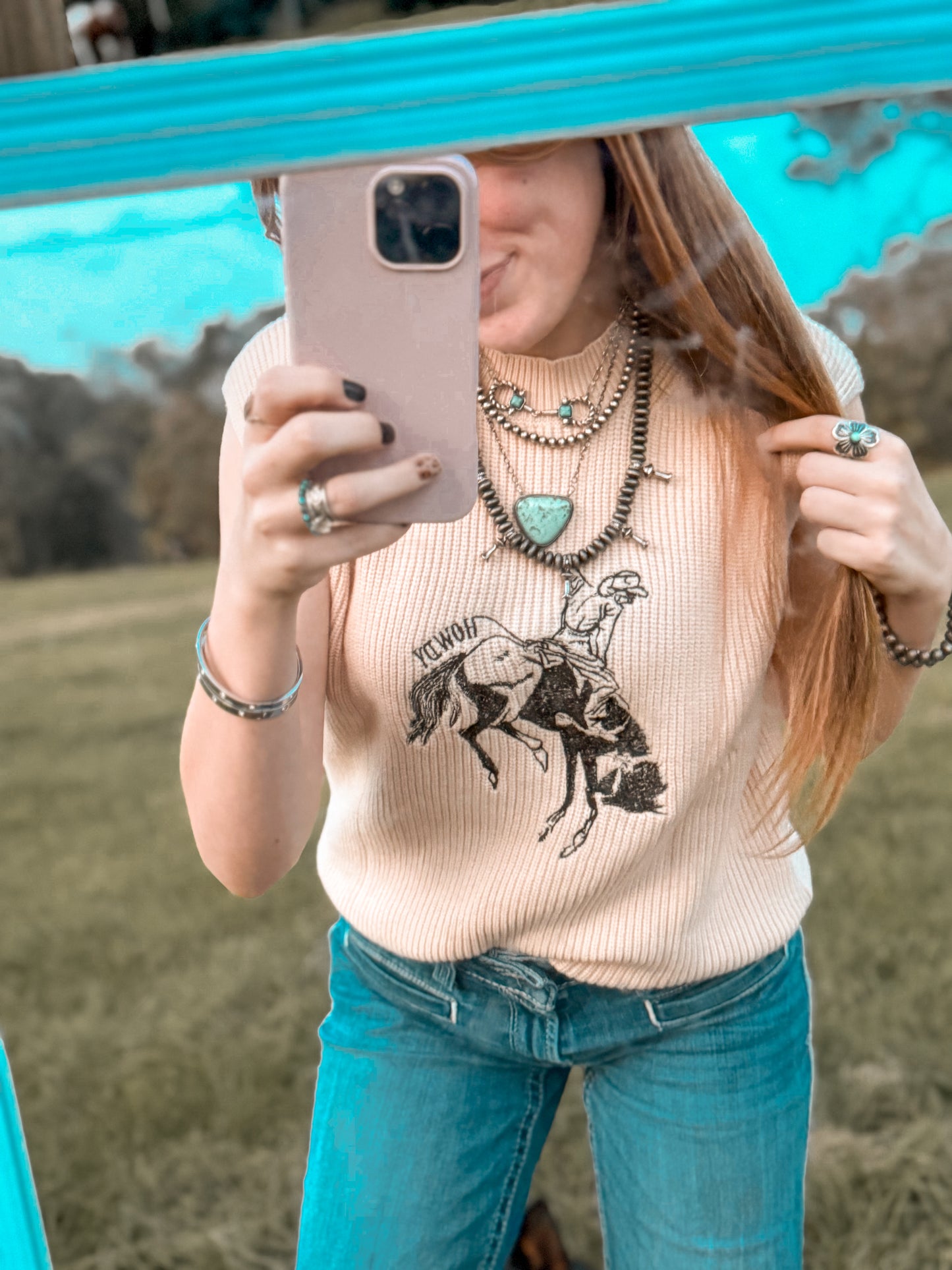 The rough rider sweater vest