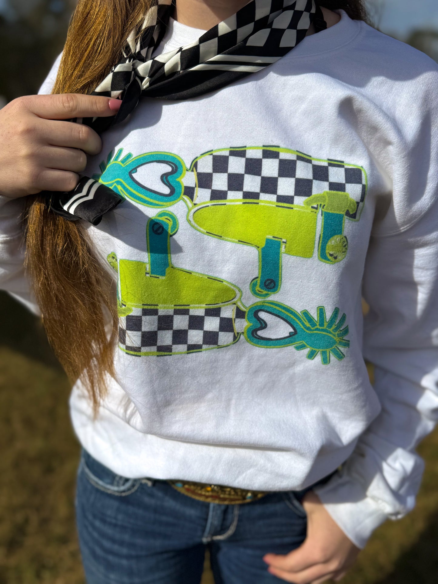 Neon spur  sweatshirt