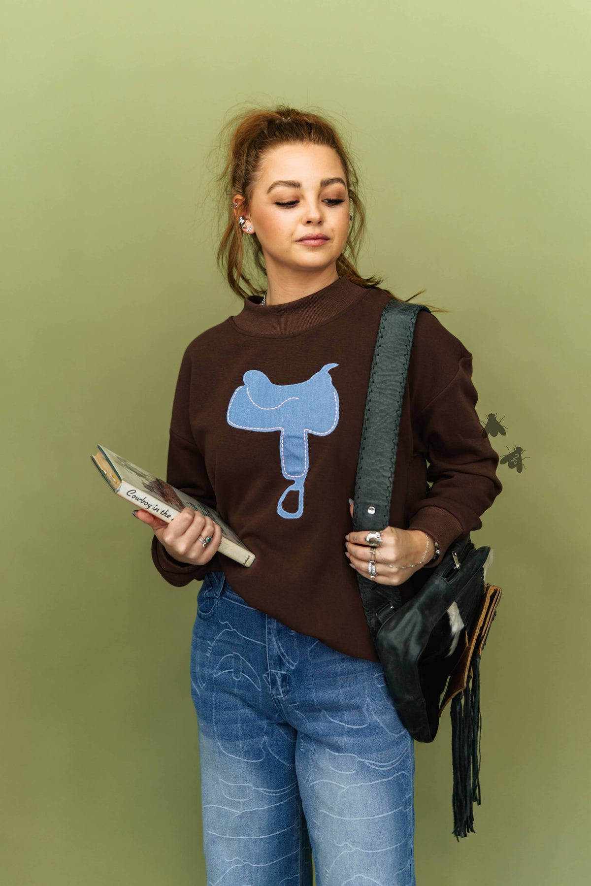 The craft cowgirl mockneck