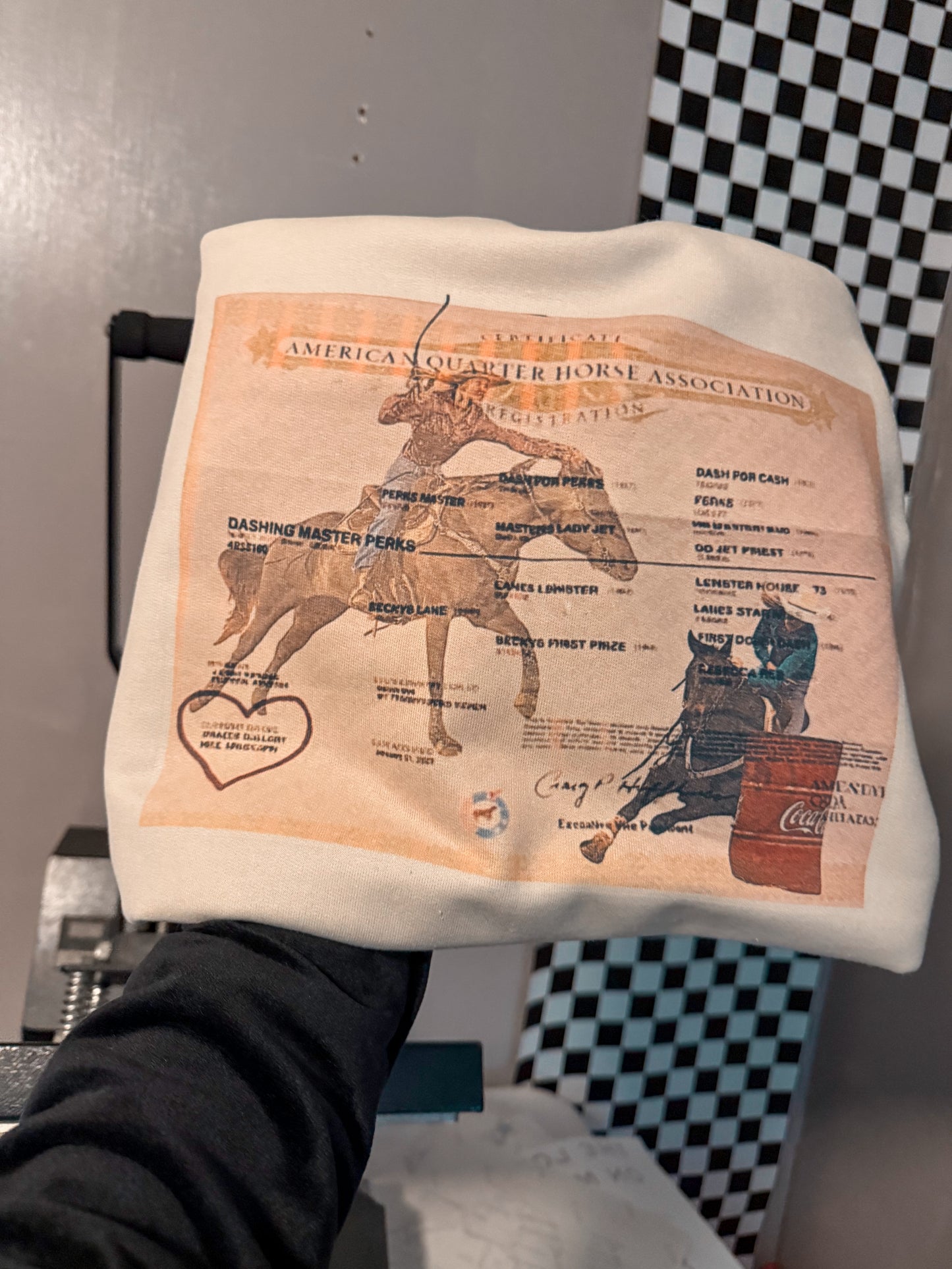 Custom pedigree sweatshirts