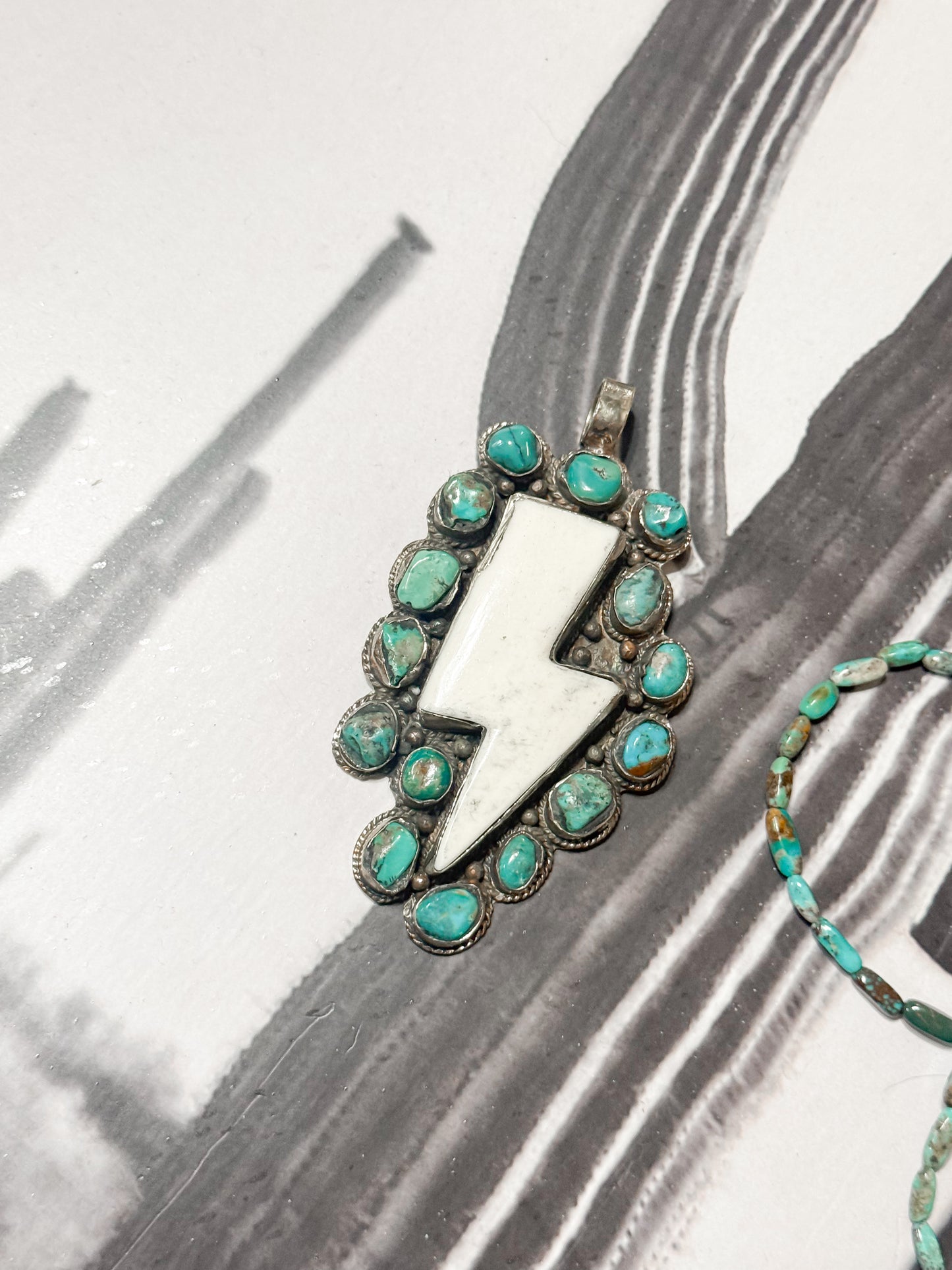 The lighting bolt pendant