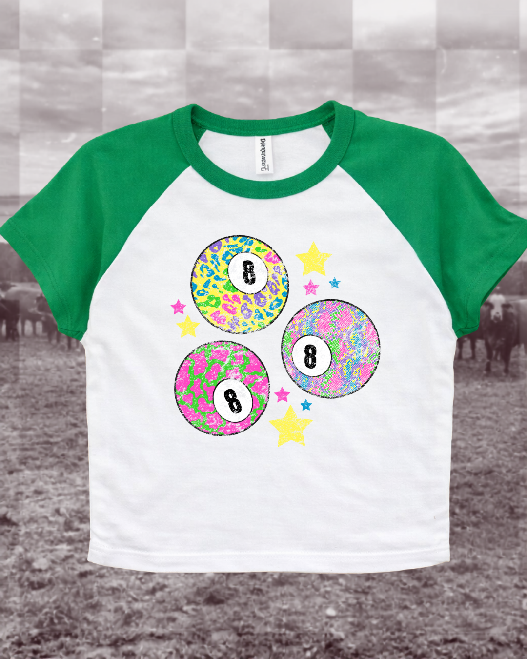 Funky 8 ball Baby Tee