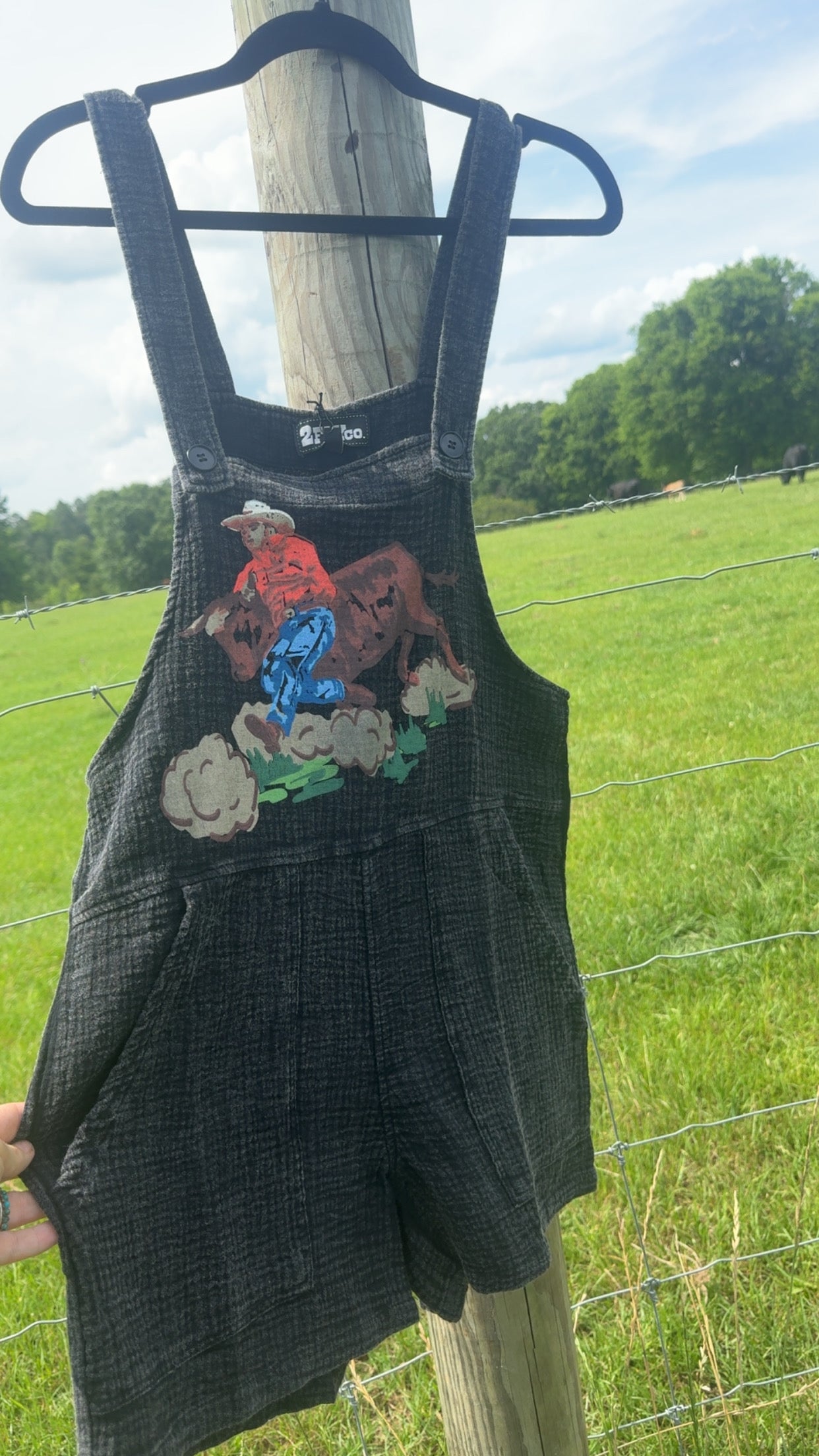 The bulldogger romper
