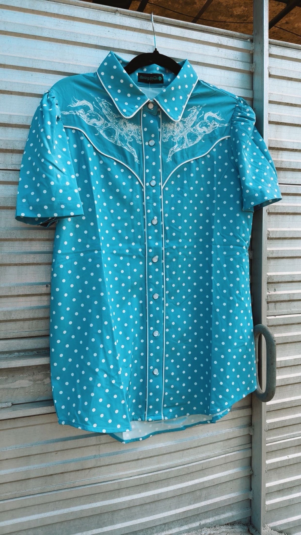 Blue Belle Button Up