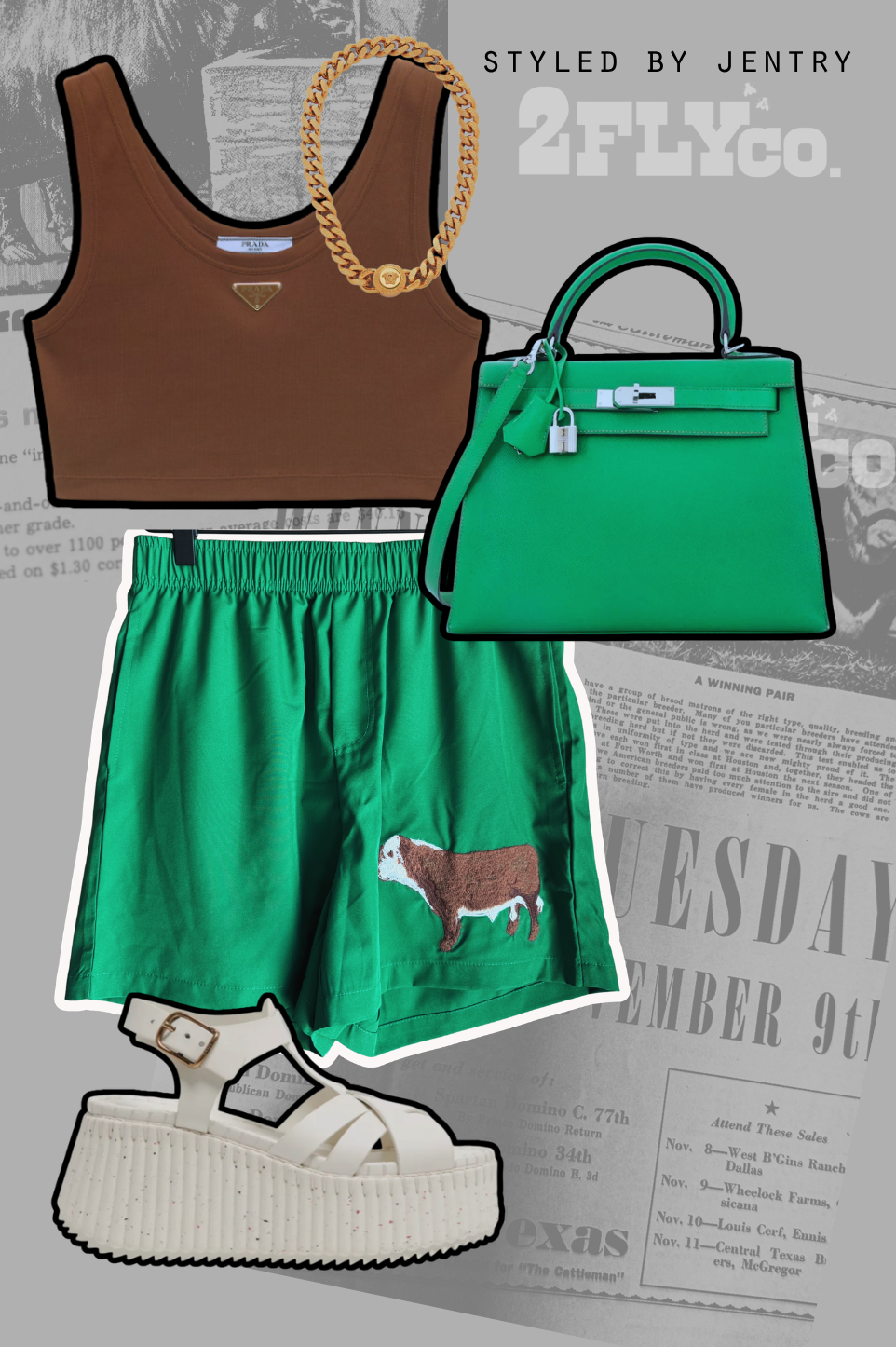 Spring Hereford shorts
