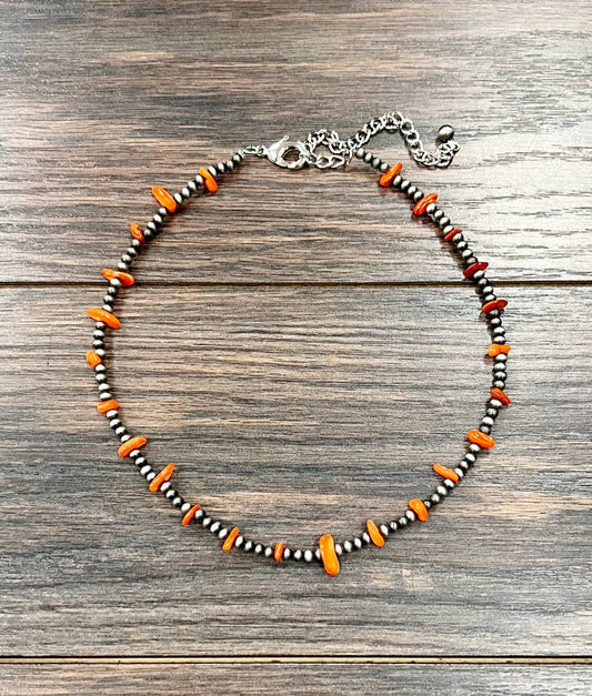 Handmade 16" Seashell Necklace
