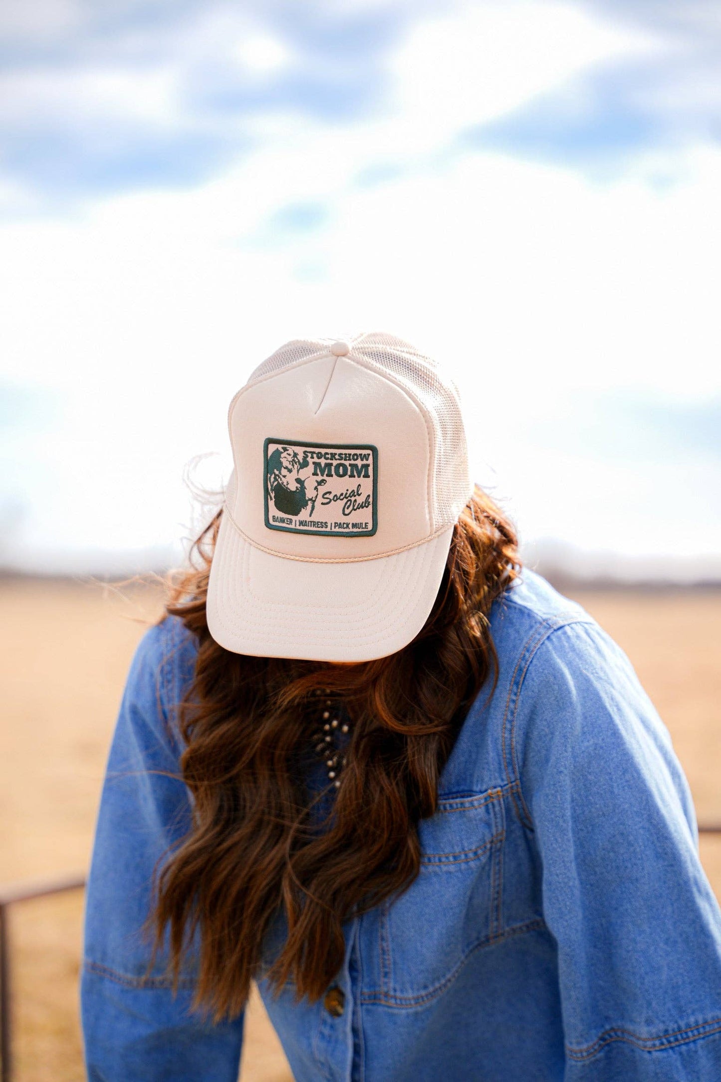 STOCK SHOW MOM SOCIAL CLUB TRUCKER HAT