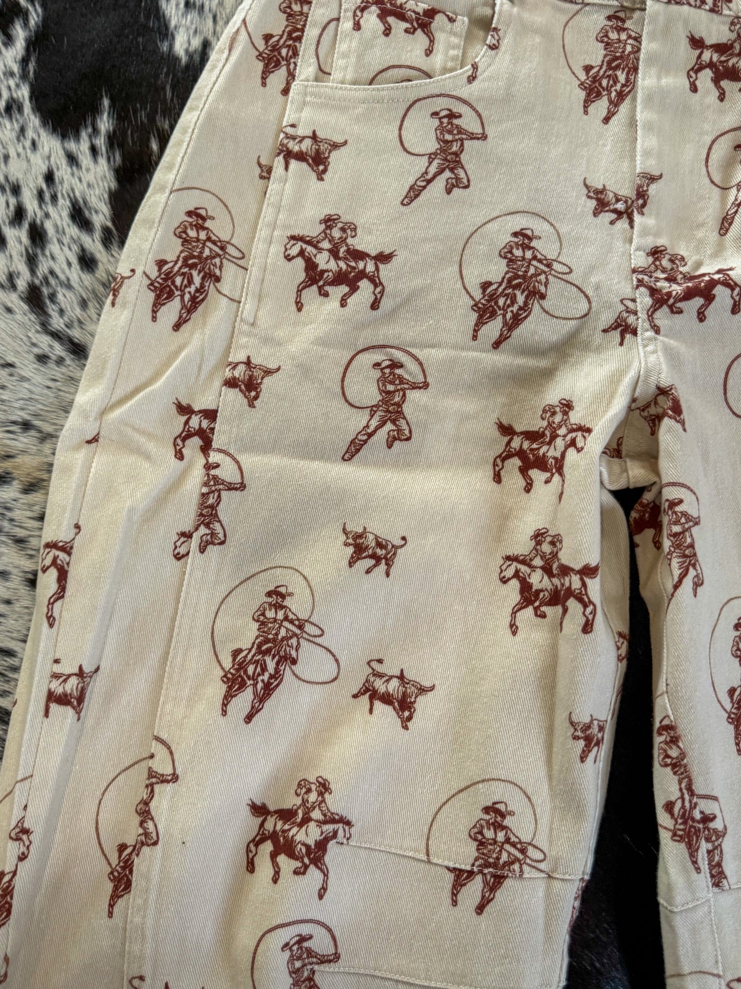 The ranch hand barrel jeans