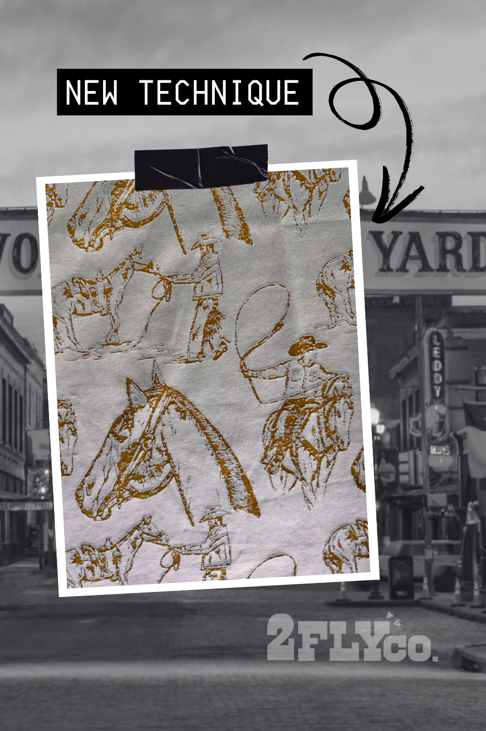 Cowboy sketch top