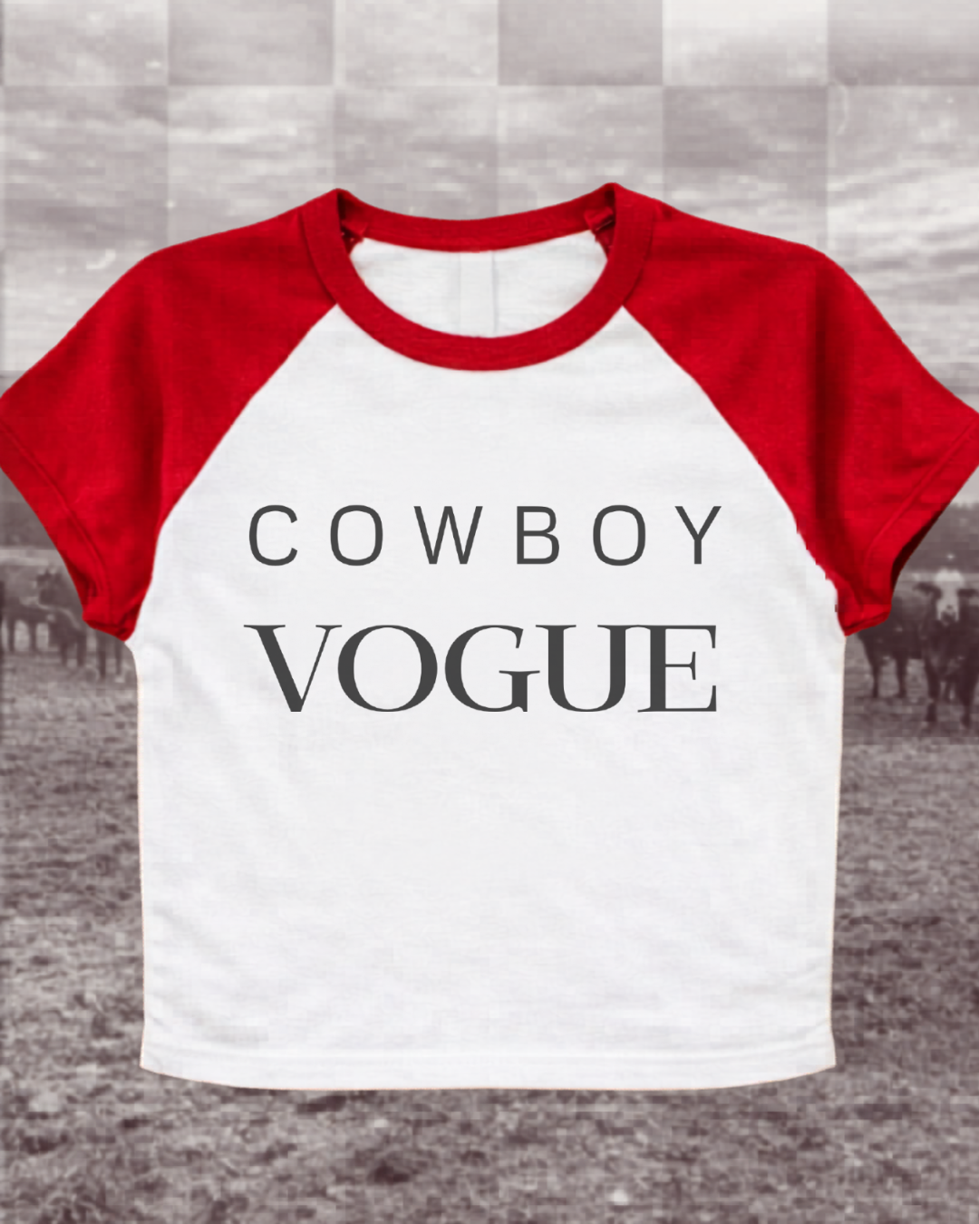 Cowboy voge Baby Tee