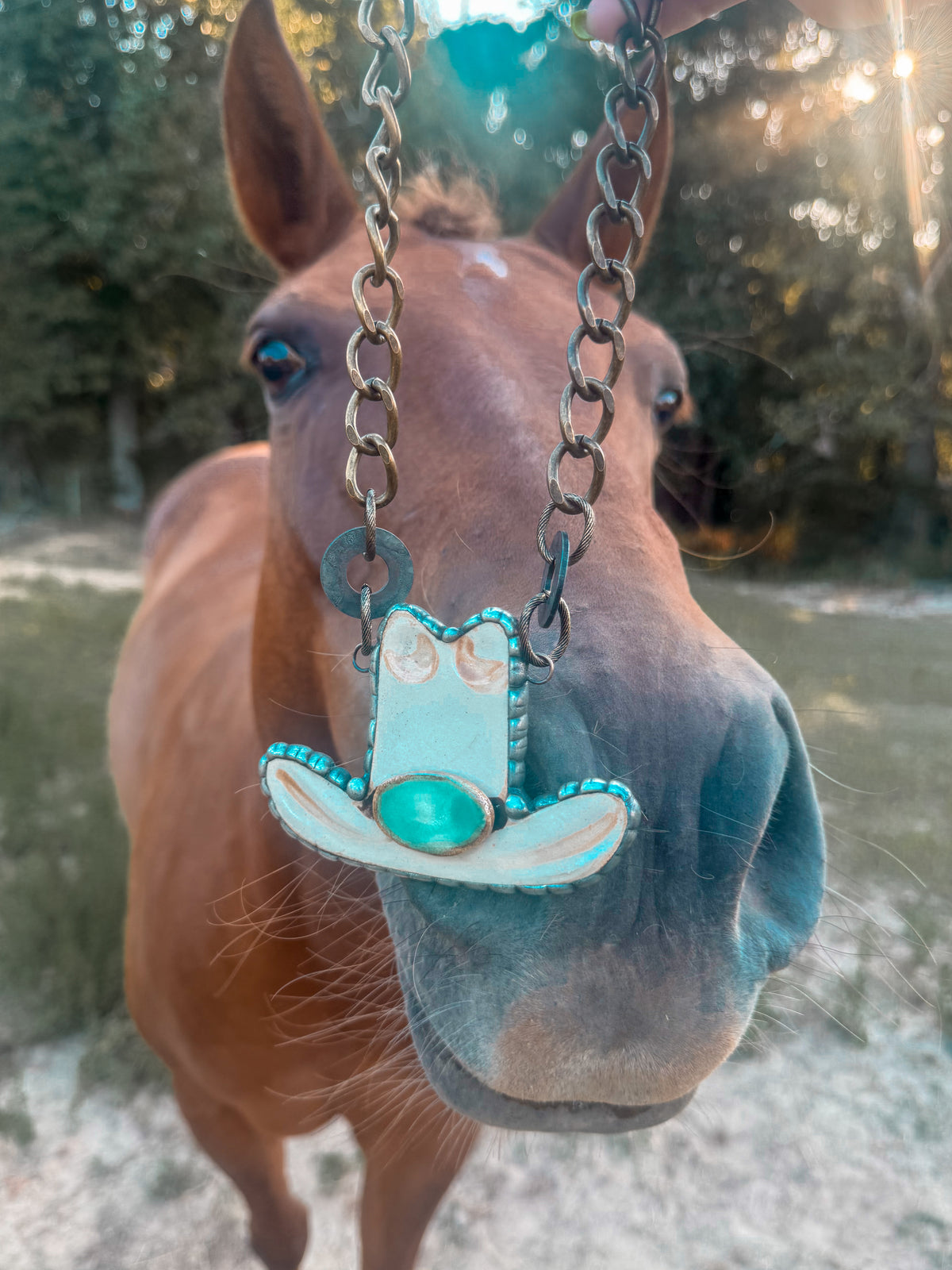 The big hat necklace