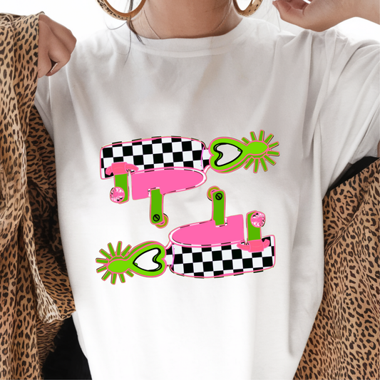 Neon chaps sublimation T-shirt